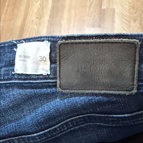 HUDSON Dark Wash Super Skinny Jeans Size 30 Excellent Condition inseam 32 - Picture 3 of 5